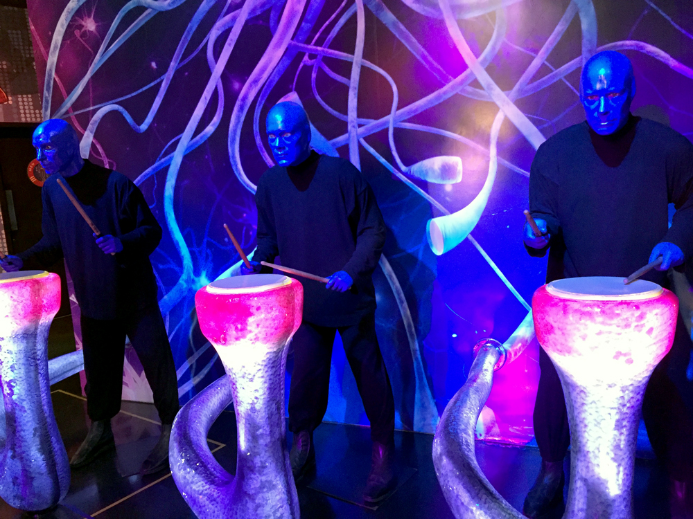 Wax Figures of Blue Man Group