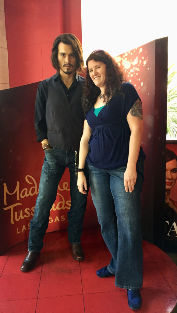 Wax figure of Johnny Depp