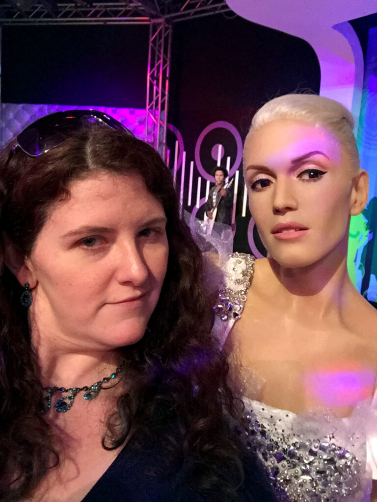 Wax figure of Gwen Stefani