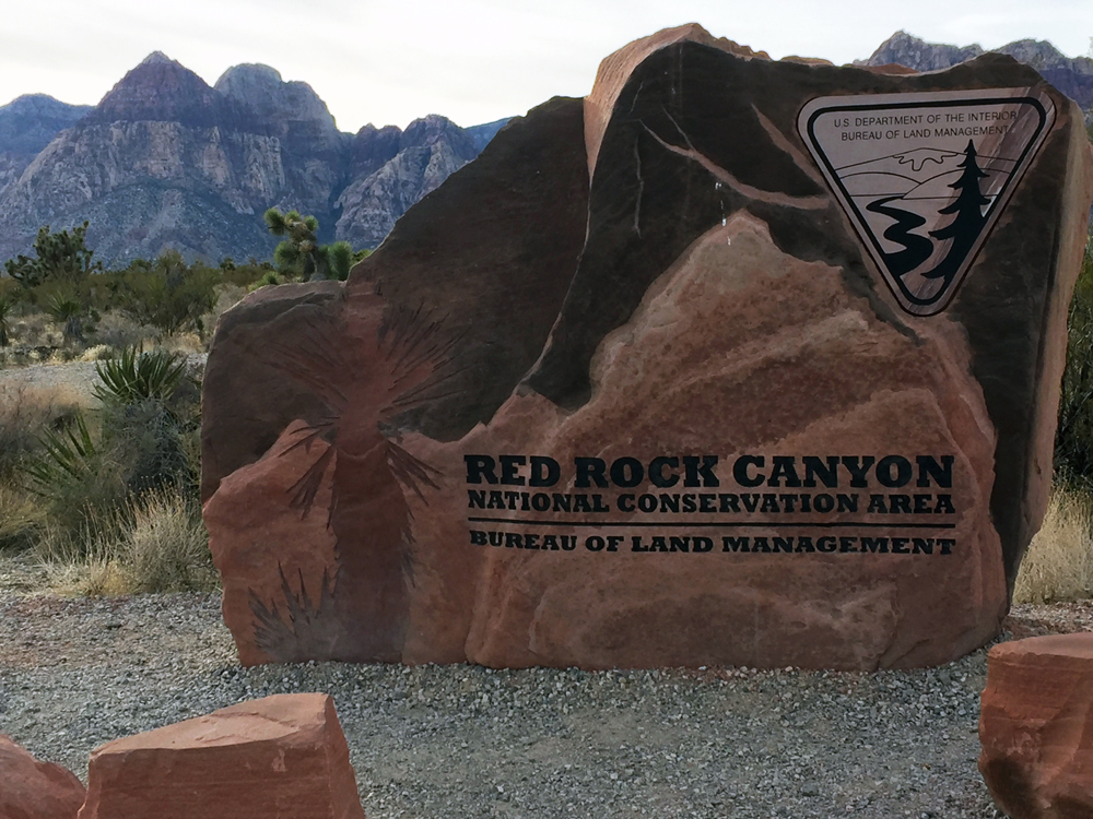 Red Rock Canyon sign