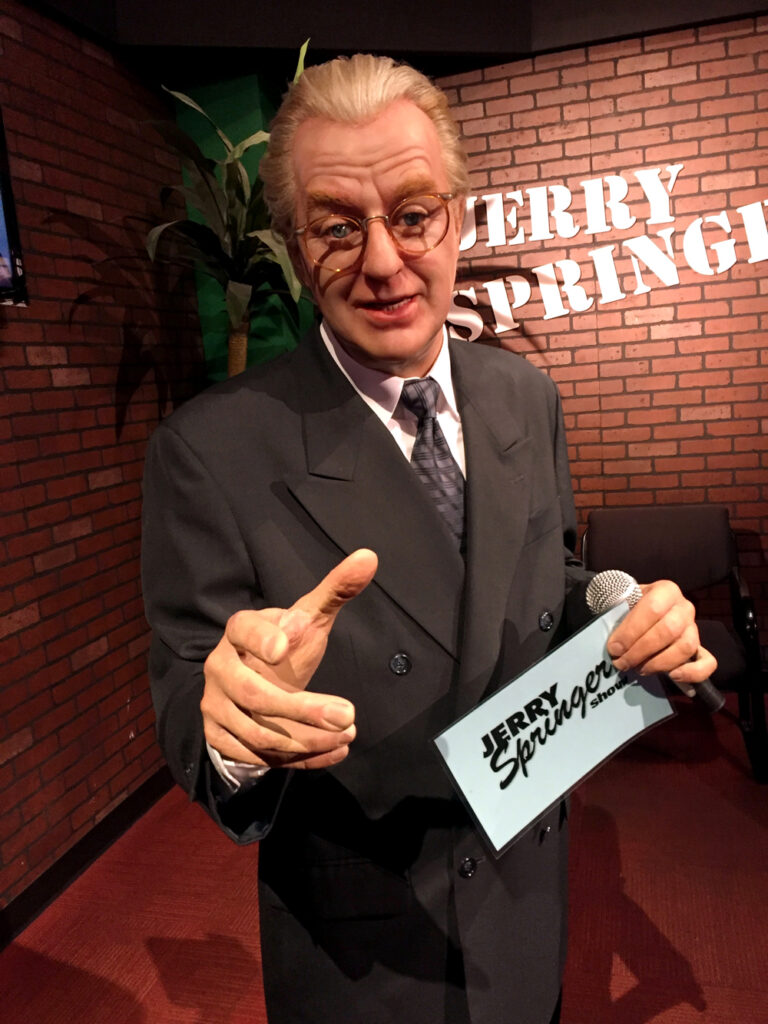 Wax figure of Jerry Springer