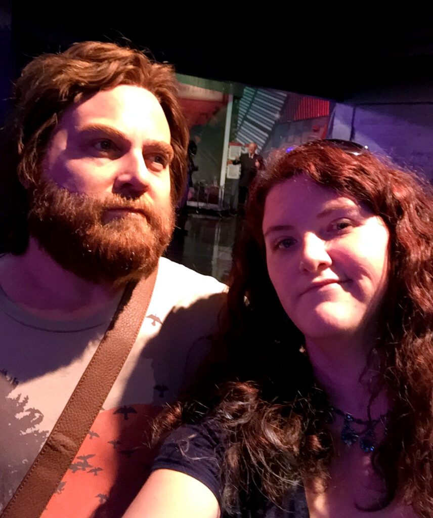 Wax figure of Zach Galifinakis